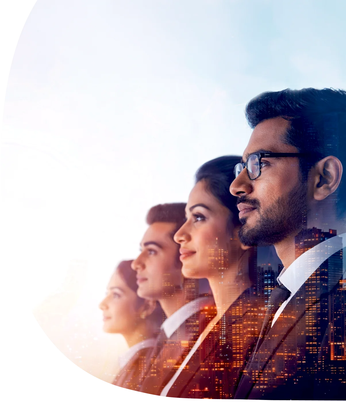 Quess Corp workforce solutions professionals collaborating in a modern enterprise environment